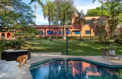 Casa em condomínio fechado com 7 quartos à venda na rua antônio ferreira netto, 241, loteamento residencial entre verdes (sousas), campinas por r$ 16.000.000