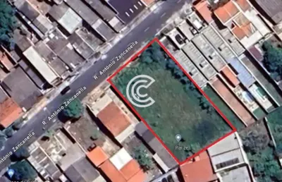 Terreno à venda na rua antônio zancanella, 568, cidade satélite íris, campinas por r$ 630.000