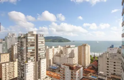 Apartamento com 4 dormitórios à venda, 204 m² por r$ 3.250.000,00 - boqueirão - santos/sp