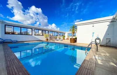 Cobertura com 4 dormitórios à venda, 540 m² por r$ 4.650.000,00 - ponta da praia - santos/sp