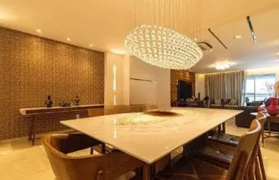 Apartamento à venda, 211 m² por r$ 3.150.000,00 - aparecida - santos/sp