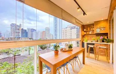 Apartamento com 3 dormitórios à venda, 159 m² por r$ 2.000.000,00 - embaré - santos/sp