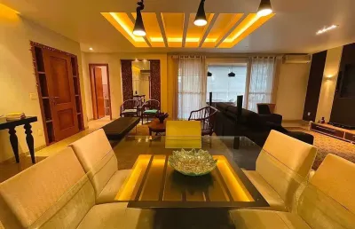 Apartamento garden com 4 dormitórios à venda, 270 m² por r$ 2.600.000,00 - gonzaga - santos/sp
