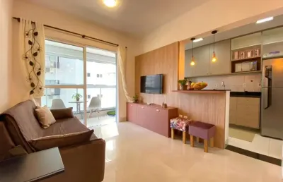 Apartamento com 1 dormitório à venda, 52 m² por r$ 810.000,00 - aparecida - santos/sp