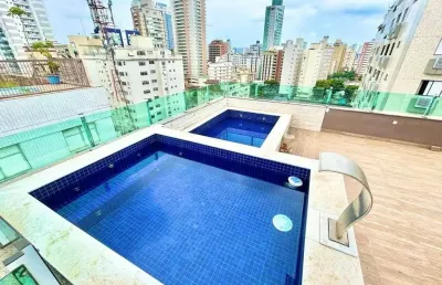 Cobertura com 3 dormitórios à venda, 261 m² por r$ 1.900.000,00 - aparecida - santos/sp
