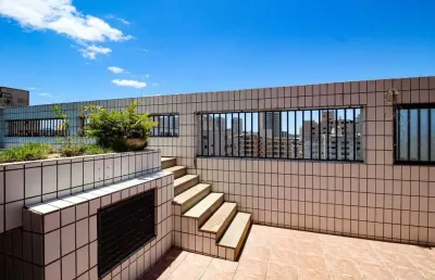 Cobertura com 3 dormitórios à venda, 371 m² por r$ 2.000.000,00 - ponta da praia - santos/sp