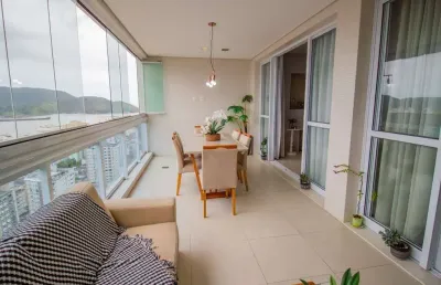 Apartamento com 1 dormitório à venda, 106 m² por r$ 1.600.000,00 - aparecida - santos/sp