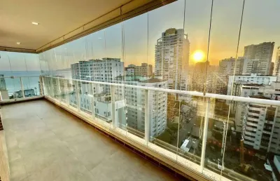 Apartamento com 3 dormitórios à venda, 120 m² por r$ 2.200.000,00 - embaré - santos/sp