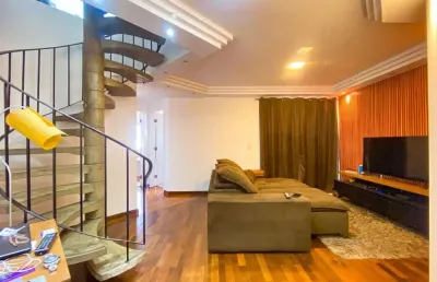 Cobertura com 3 dormitórios à venda, 146 m² por r$ 750.000,00 - vila matias - santos/sp