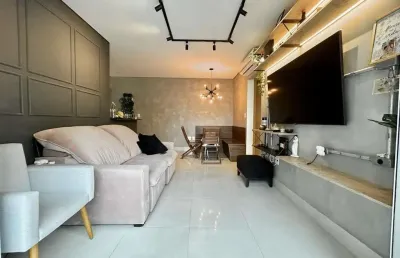 Apartamento com 2 dormitórios à venda, 86 m² por r$ 1.100.000,00 - aparecida - santos/sp