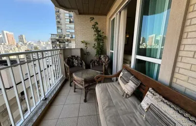 Apartamento com 4 dormitórios à venda, 149 m² por r$ 1.850.000,00 - boqueirão - santos/sp