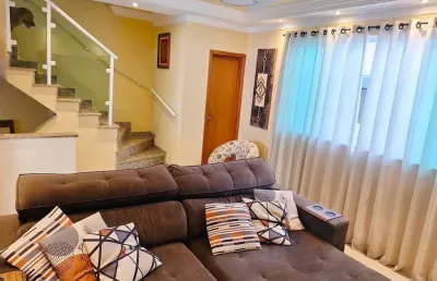 Sobrado com 3 dormitórios à venda, 116 m² por r$ 630.000,00 - macuco - santos/sp