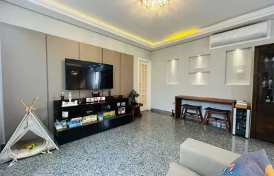 Apartamento com 3 dormitórios à venda, 134 m² por r$ 990.000,00 - pompéia - santos/sp