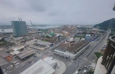 Sala comercial com 1 sala à venda na rua viscondessa do embaré, 230, valongo, santos, 43 m2 por r$ 215.000
