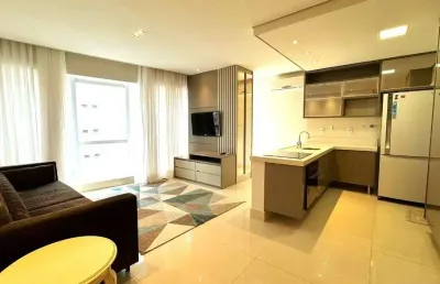 Apartamento com 1 dormitório para alugar, 68 m² por r$ 7.000,00/mês - aparecida - santos/sp
