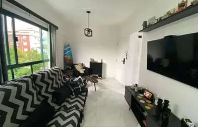Apartamento com 2 dormitórios à venda, 71 m² por r$ 600.000 - embaré - santos/sp