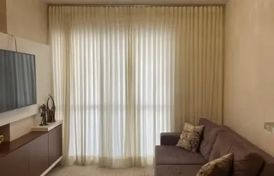 Lindo apartamento mobiliado e decorado 3 quartos sendo 1 suíte máster e 2 americanas,  espaçosa varanda - parque amazônia