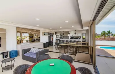 Casa com 6 quartos à venda na republica del paraguai, 300, brejatuba, guaratuba, 300 m2 por r$ 1.449.000