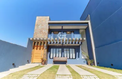 Casa em condomínio fechado com 3 quartos à venda na rua manoel martins, 905, costeira, são josé dos pinhais, 135 m2 por r$ 1.300.000