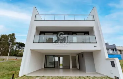 Casa em condomínio fechado com 3 quartos à venda na rua manoel martins, 905, costeira, são josé dos pinhais, 184 m2 por r$ 890.000
