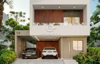 Casa em condomínio fechado com 3 quartos à venda na rua regina stuzinski ramos, 40, costeira, são josé dos pinhais, 136 m2 por r$ 899.000
