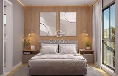 Apartamento com 3 quartos à venda na rua barão do cerro azul, 3038, bom jesus, são josé dos pinhais, 59 m2 por r$ 369.900