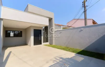 Casa com 3 quartos à venda na rua josé dornelles, 715, parque da fonte, são josé dos pinhais, 97 m2 por r$ 679.000
