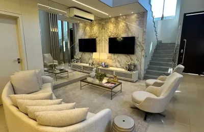 Casa  a venda no alphaville ii com 4 suítes - mobiliado no  bairro jardim itália