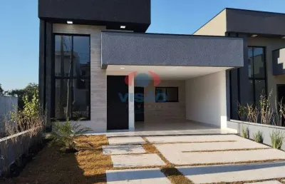 Casa em condomínio à venda, 3 quartos, 1 suíte, 2 vagas, loteamento park gran reserve - indaiatuba/sp