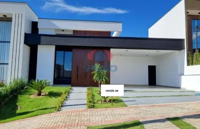 Casa térrea de alto padrão no condomínio residencial laguna
