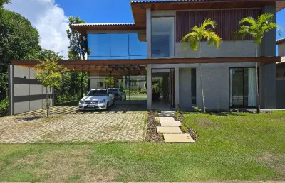Espetacular casa de verão 5 suítes praia do forte 360m²