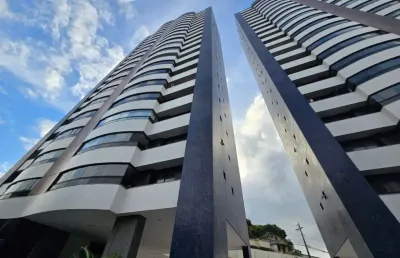Espetacular apto 4/4 vista mar 145m² cidade jardim *3 vagas soltas