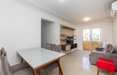 Apartamento mobiliado para alugar no portão – 3 quartos, ar-condicionado e sacada