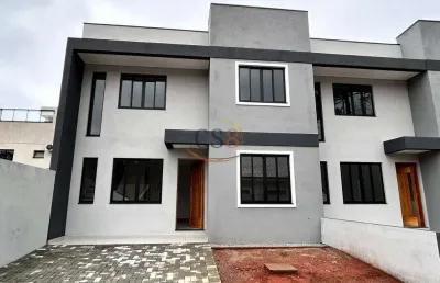 Casa com 3 quartos à venda na rua clemens albert grimm, 160, santa cândida, curitiba, 105 m2 por r$ 599.000