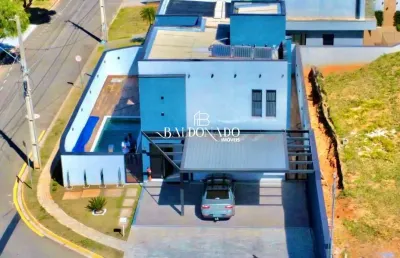 Casa em bragança paulista em condomínio 4 suítes piscina are