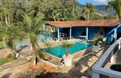 Chácara em extrema mg à venda 3 quartos, piscina, lago 2300m