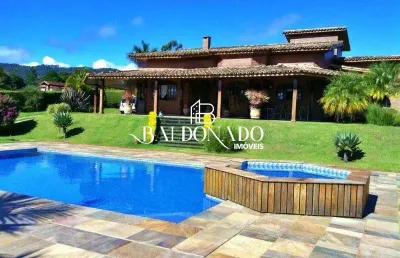 Chácara em extrema mg 4000m² mobiliada piscina aquecida