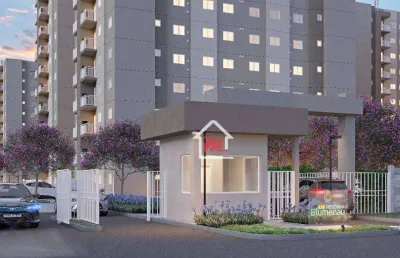 Rni reserva blumenau - apartamento à venda, 45 m² por r$ 236.904 - itoupavazinha - blumenau/sc