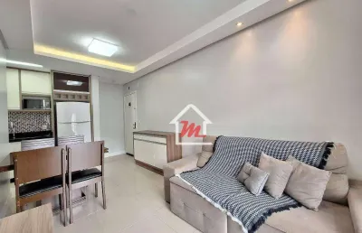Apartamento mobiliado e equipado com 2 dormitórios à venda, 50 m² de r$300.000 por r$ 285.000 - itoupavazinha - blumenau/sc
