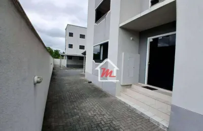 Apartamento mobiliado com 2 dormitórios à venda, 58 m² por r$ 250.000 - itoupava central - blumenau/sc