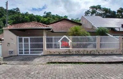 Casa com 4 dormitórios, sendo 1 suíte à venda, 378 m² por r$ 799.000 - velha central - blumenau/sc