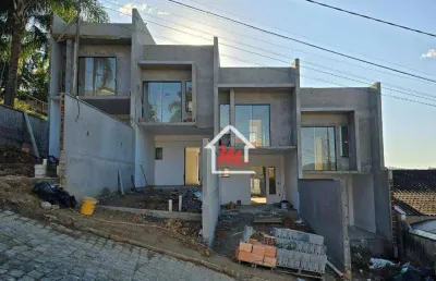 Sobrado com 2 dormitórios sendo 2 suítes à venda, 92 m² por r$ 450.000 - escola agrícola - blumenau/sc