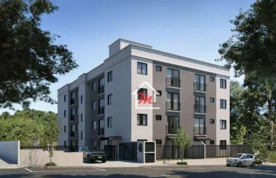 Apartamento com 2 dormitórios à venda, 51 m² por r$ 245.000,00 - araponguinhas - timbó/sc