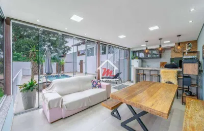 Casa semimobiliada com 3 dormitórios à venda, 231 m² por r$ 980.000 - velha central - blumenau/sc