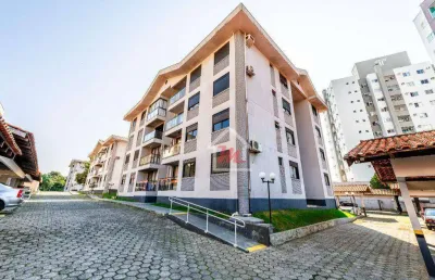Apartamento semi mobiliado com 2 dormitórios na velha proximo a ailos,  à venda, 60 m² por r$ 320.000 - blumenau/sc