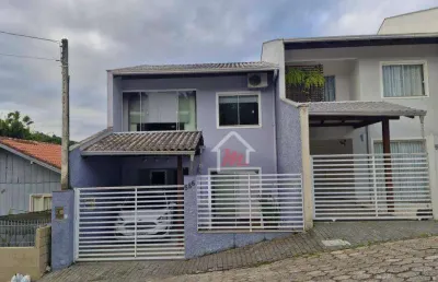 Sobrado com 3 dormitórios à venda, 121 m² por r$ 700.000,00 - velha - blumenau/sc