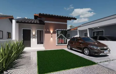 Casa com 2 dormitórios à venda, 55 m² por r$ 354.900,00 - benedito - indaial/sc