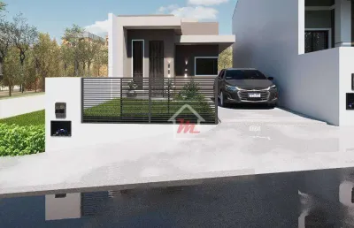 Casa com 3 dormitórios à venda, 74 m² por r$ 399.000,00 - benedito - indaial/sc
