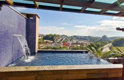 Cobertura com 3 dormitórios à venda, 279 m² por r$ 1.299.000,00 - fortaleza - blumenau/sc