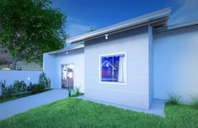 Casa com 3 dormitórios à venda, 64 m² por r$ 395.000 - velha central - blumenau/sc